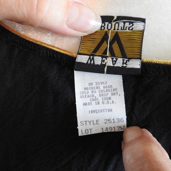 Black Cotton Short Sleeve button summer jacket - Picture 4 of 5